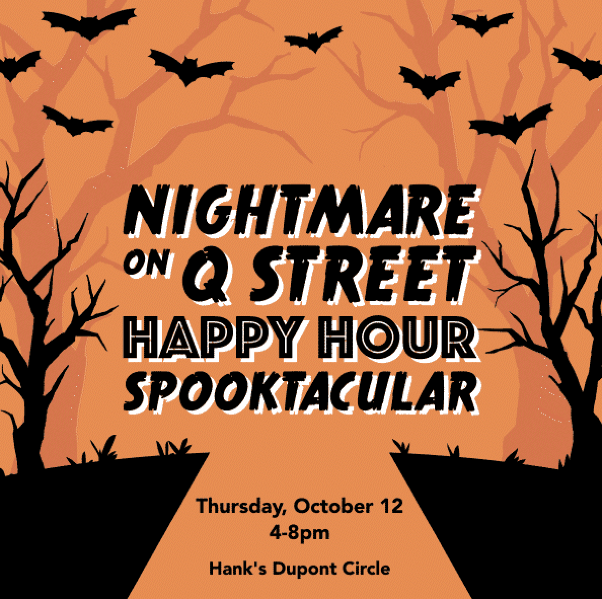 Nightmare on Q Street Happy Hour Spooktacular Hank's Oyster Bar