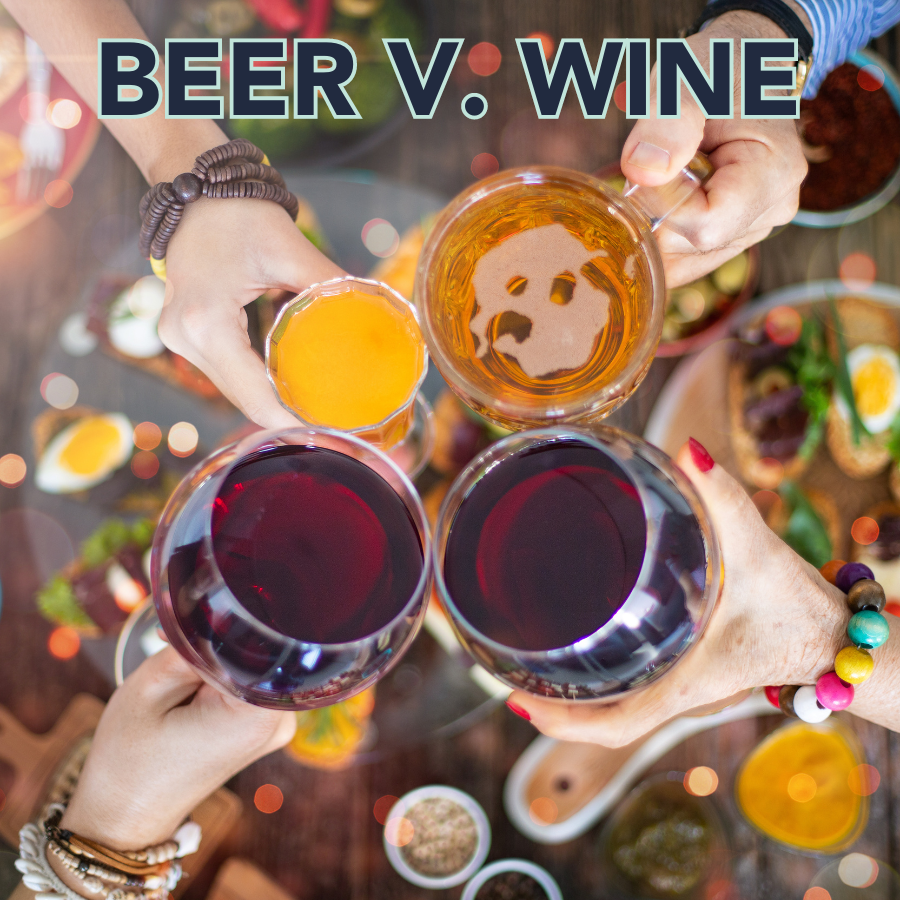 Second Floor Session Seafood Pairing Battle of Beer v. Wine Hank's